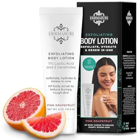 Dermasuri Exfoliating Body Lotion - Grapefruit KP Bump Er