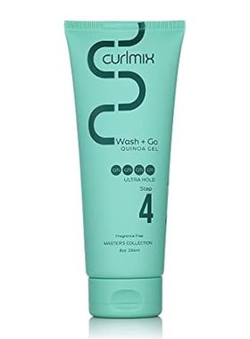 CurlMix Ultra Hold Quinoa Gel for Curly Hair - Defines &a