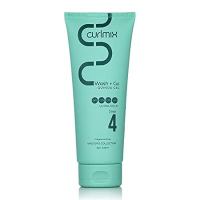 CurlMix Ultra Hold Quinoa Gel for Curly Hair - Defines &a