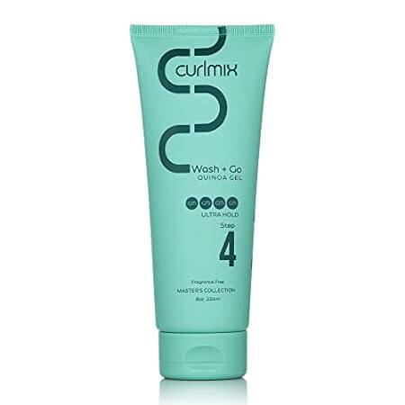 CurlMix Ultra Hold Quinoa Gel for Curly Hair - Defines &a