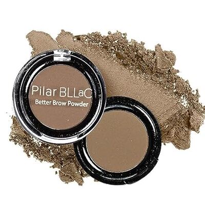 Blonde to Brunette Better Brow Powder， Soft and Natural E
