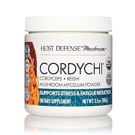 Host Defense， CordyChi Powder， for Stress and Fatigue Red
