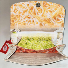 新奇实用款The Burrito Wallet with Foil Bag三明治卷饼钱包