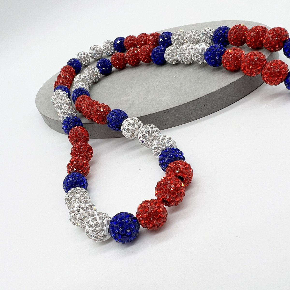 球星项链嘻哈彩色钻球饰品项链 jos alvarado necklaces Phieeieo