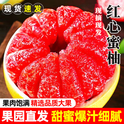 [下单立减50】正宗福建平和红心蜜柚柚子新鲜红心柚水果红肉管溪