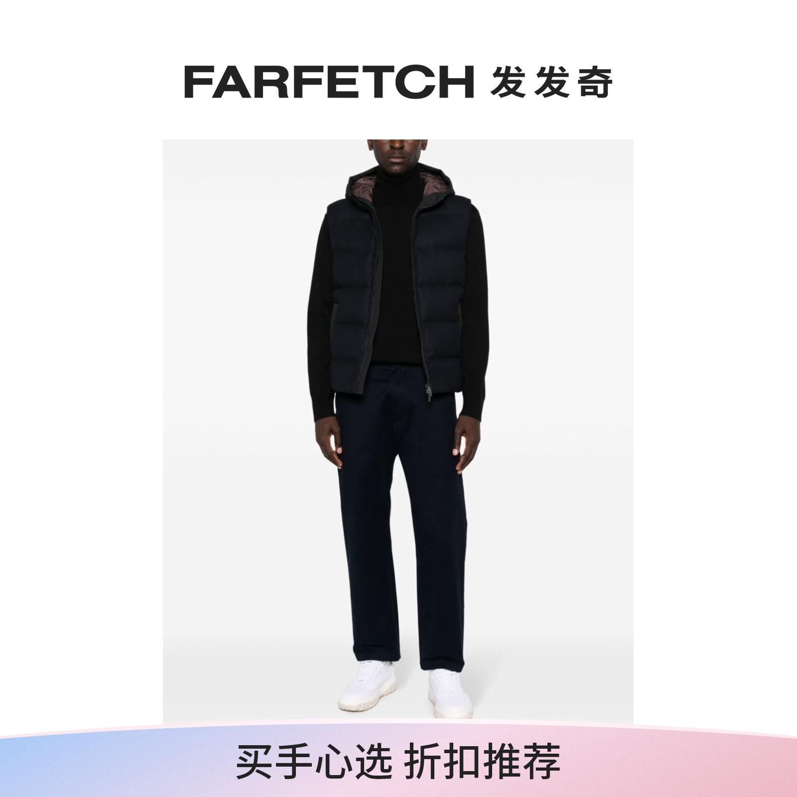 Peserico男士连帽填充马甲FARFETCH发发奇