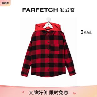 Palm Sale Angels童装 格纹连帽夹克式 FARFETCH发发奇 衬衫 Final