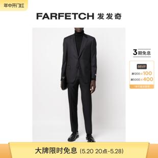 两件式 Canali男士 单排扣西装 套装 FARFETCH发发奇