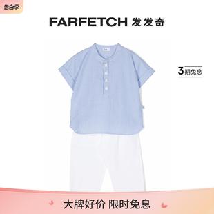 Gufo童装 条纹泡泡纱长裤 FARFETCH发发奇