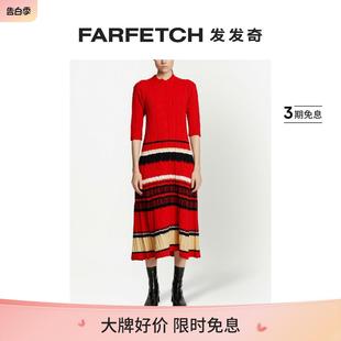 Proenza Sale Final Schouler女士条纹针织连衣裙FARFETCH发发奇