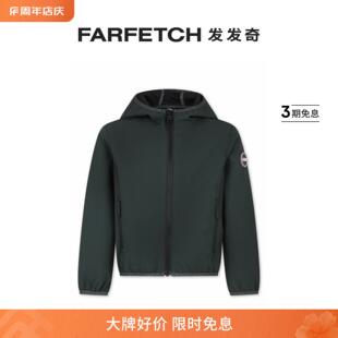 Colmar童装 logo贴花连帽夹克FARFETCH发发奇