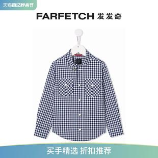 FARFETCH发发奇 Fay童装 方格纹衬衫