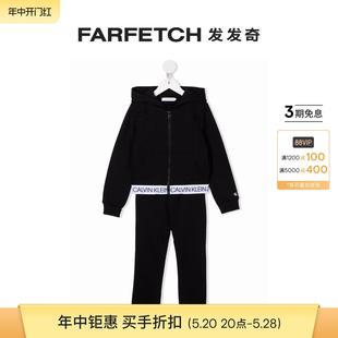 FARFETCH发发奇 logo织带运动套装 Klein童装 Calvin