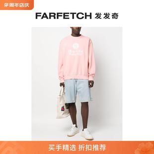 logo印花棉卫衣FARFETCH发发奇 RICH男士 SPORTY