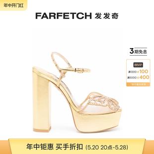 Sophia 晶饰高跟凉鞋 FARFETCH发发奇 Webster女士Farfalla