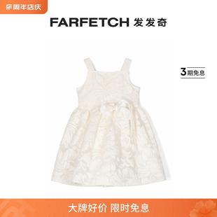 花卉贴花蕾丝连衣裙FARFETCH发发奇 Mi.Mi.Sol童装