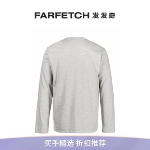 T恤FARFETCH发发奇 Comme Garcons Des Shirt男士 字母贴花长袖