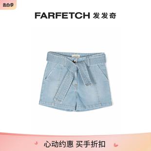 Lanvin浪凡童装 Sale 束腰牛仔短裤 Final FARFETCH发发奇