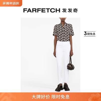 Mother女士Fairest of Them All 高腰直筒牛仔裤FARFETCH发发奇