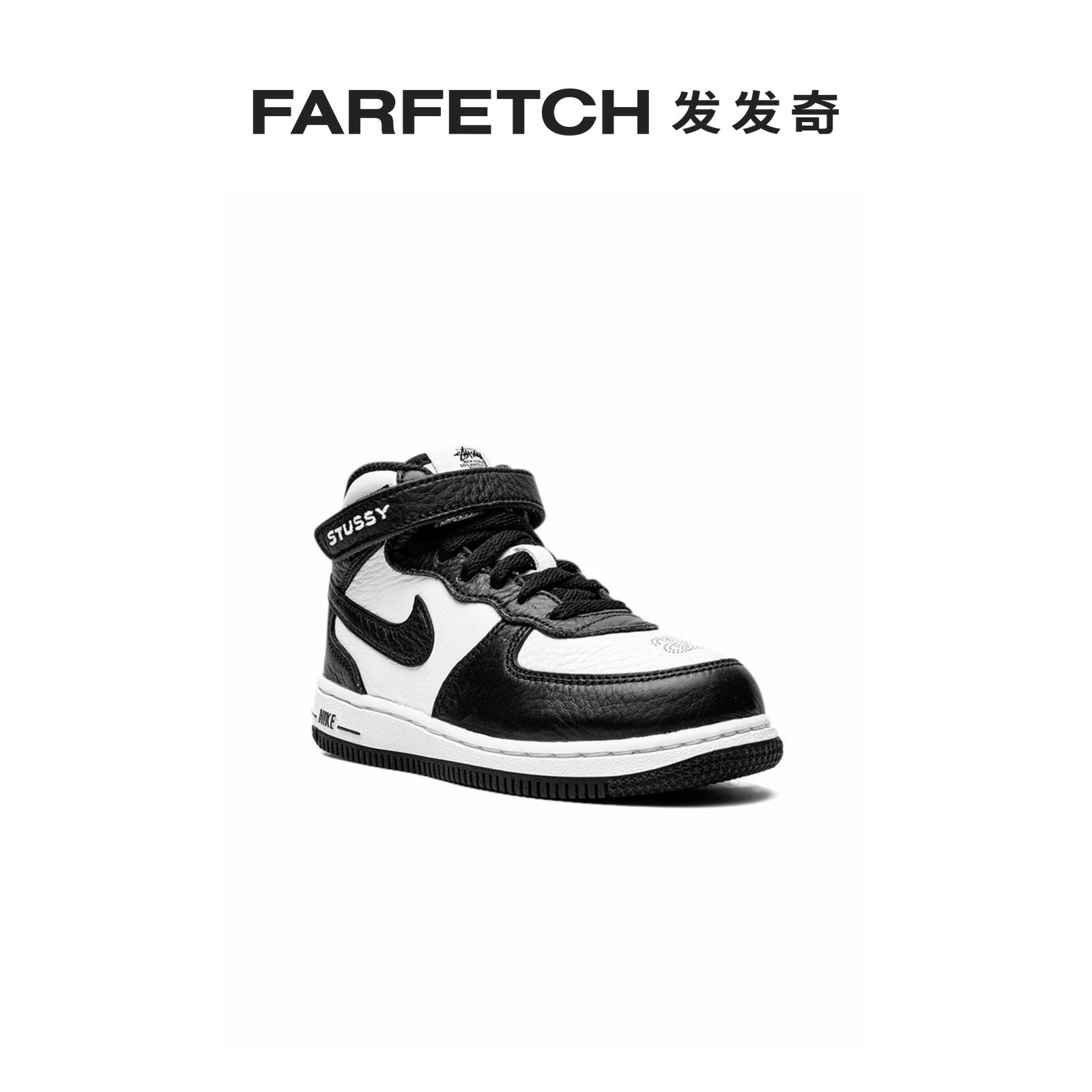 Nike耐克童装x Stussy Air Force 1 Mid 运动鞋FARFETCH发发奇 童鞋/婴儿鞋/亲子鞋 运动鞋 原图主图