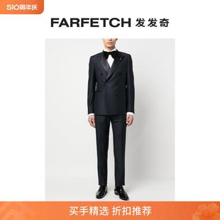 套装 Tagliatore男士 两件式 初剪羊毛双排扣西装 FARFETCH发发奇