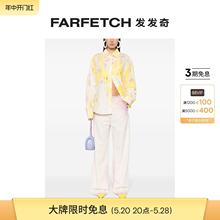 FARFETCH发发奇 Msgm女士渐变色印花直筒长裤