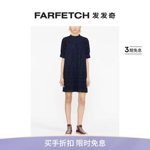 Lauren女士马德拉刺绣迷你连衣裙FARFETCH发发奇 Polo Ralph