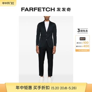 夹克FARFETCH发发奇 单排扣羊毛西装 Oglio男士 Dell