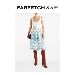 Etro女士马德拉刺绣伞形连衣裙FARFETCH发发奇