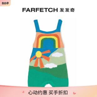 FARFETCH发发奇 图案印花针织连体衣 Mccartney童装 Stella