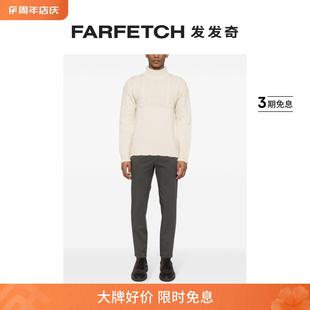 纯色棉西裤 Incotex男士 FARFETCH发发奇