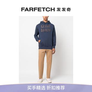 标贴棉连帽衫 Mc2 Saint Barth男士 FARFETCH发发奇