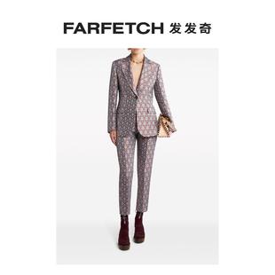 夹克FARFETCH发发奇 Etro女士提花单排扣西装