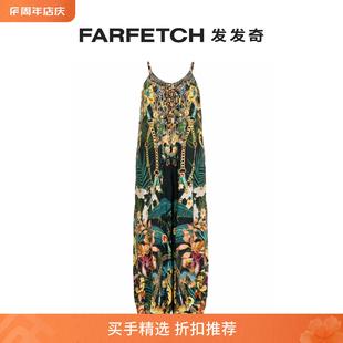 Camilla女士印花灯笼形连体长裤 FARFETCH发发奇