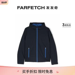 Woolrich童装 对比边饰拉链夹克FARFETCH发发奇