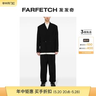 KENZO男士 双排扣西装 夹克FARFETCH发发奇