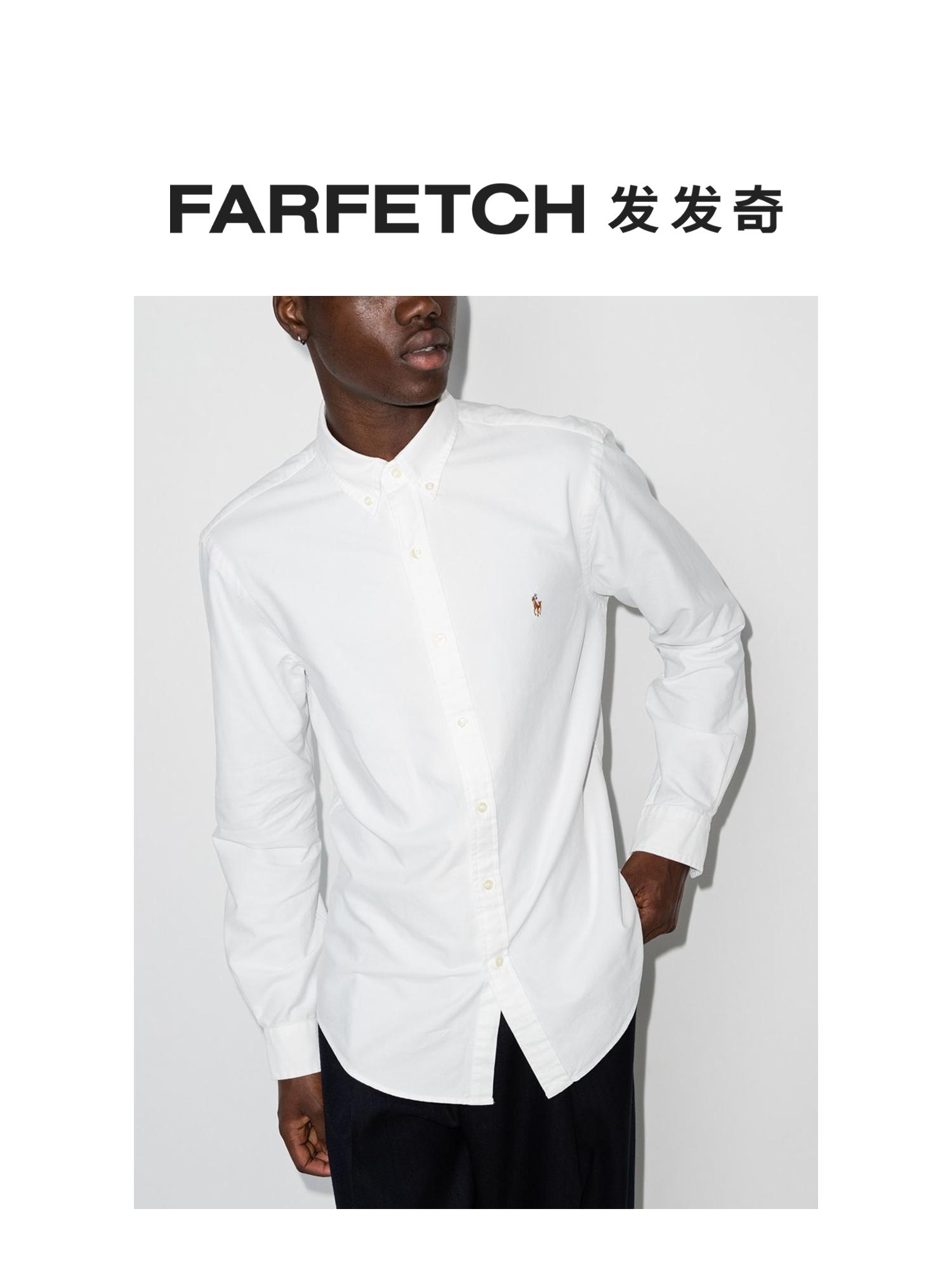 [热销单品]Polo Ralph Lauren男士经典牛津logo刺绣白衬衫发发奇