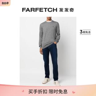 FARFETCH发发奇 标贴中腰牛仔裤 Cohen男士 Jacob