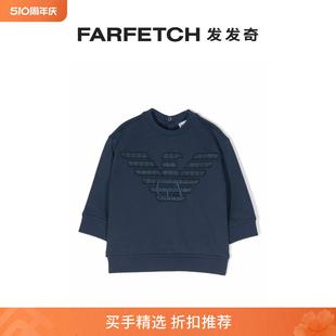 Final Armani阿玛尼童装 Emporio 标贴棉卫衣FARFETCH发发奇 Sale