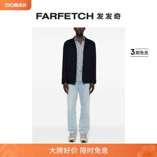 宽领羊毛衬衫 夹克FARFETCH发发奇 式 Smith男士 Paul