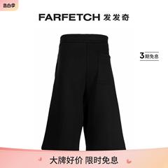 Oamc男士标贴棉运动短裤FARFETCH发发奇