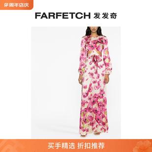 DINIZ女士花卉印花镂空连衣裙FARFETCH发发奇 RAQUEL