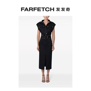 Final Sale Carolina 马甲FARFETCH发发 Herrera女士短款 拉链工装