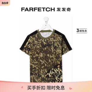 纪梵希 logo迷彩T恤FARFETCH发发奇 纪梵希童装 GIVENCHY