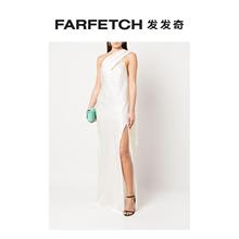 Michelle Mason女士垂坠拼接丝绸礼服FARFETCH发发奇