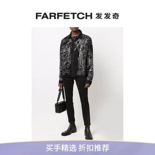 骷髅头纹身印花牛仔夹克FARFETCH Sale Final Philipp Plein男士