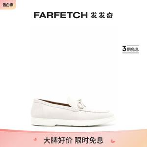 Doucal'S男士系带绒面皮乐福鞋FARFETCH发发奇