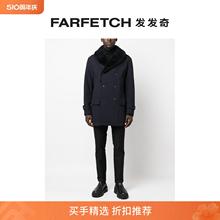 Giorgio 披肩领双排扣外套FARFETCH发发奇 Armani阿玛尼男士