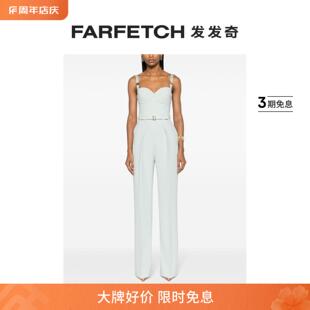 Elisabetta FARFETCH发发奇 绉纱连体长裤 Franchi女士紧胸衣式