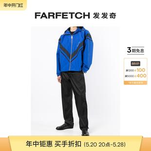 Khrisjoy男士 Final Sale Z字形花纹轻薄夹克FARFETCH发发奇